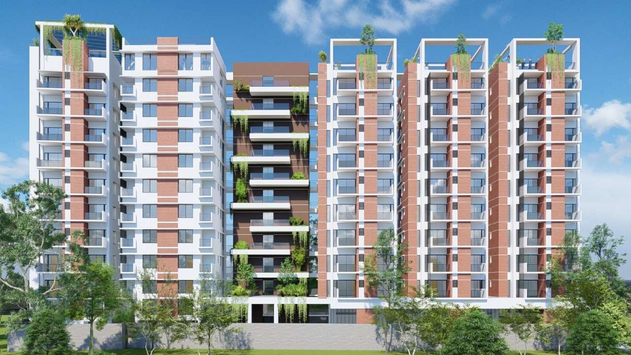 Modern apartment complex by Green Trust Housing in Dhaka