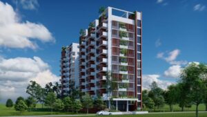 Modern apartment complex by Green Trust Housing in Dhaka