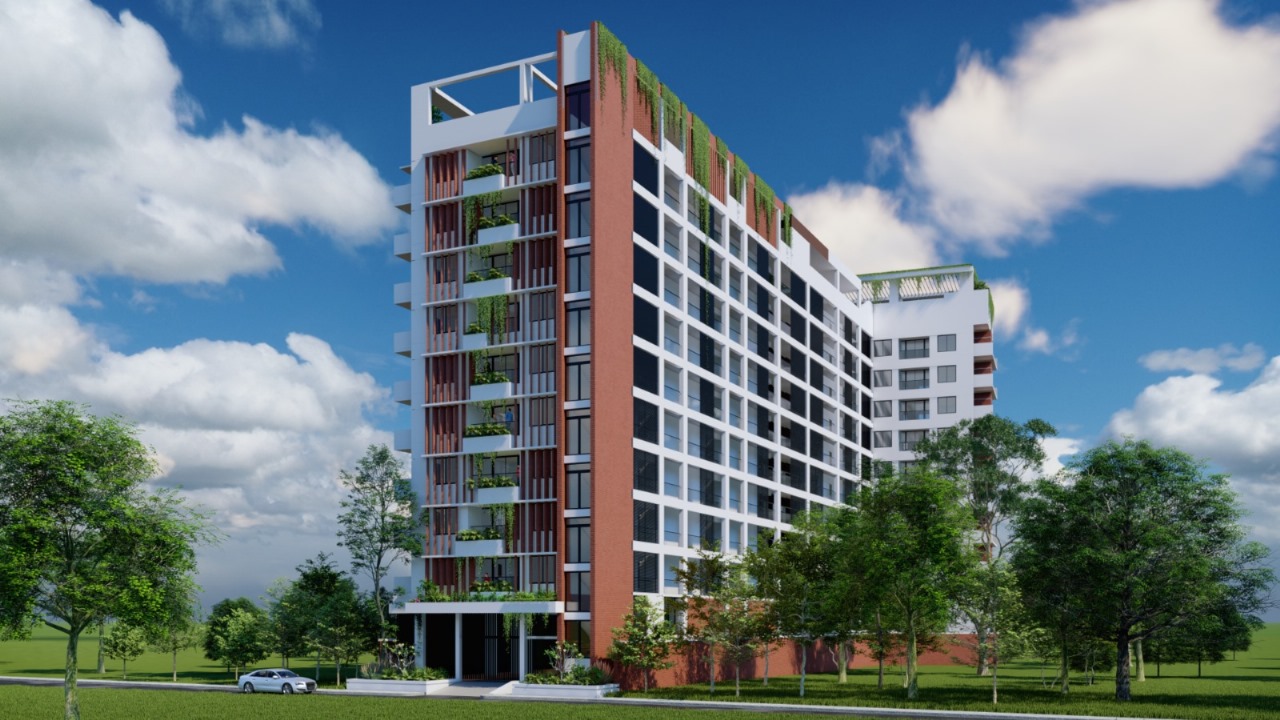 Modern apartment complex by Green Trust Housing in Dhaka