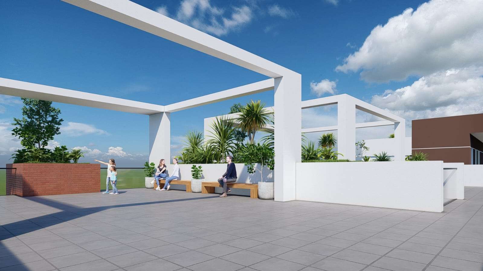 Modern apartment complex by Green Trust Housing in Dhaka